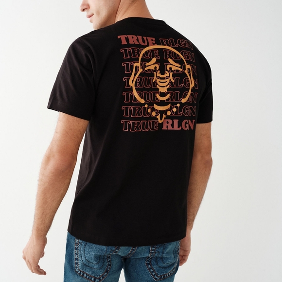 Brand New True Religion Budda Tee Size: M, Color: Jet Black. - Picture 2 of 5